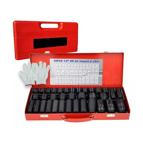Juego De Dados De Impacto De 1/2 Pulgada 8-32 Mm, 35 Piezas.