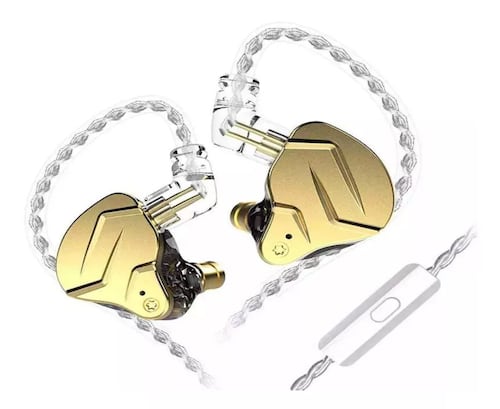 Audífonos in-ear gamer KZ Auriculares con cable ZSN Pro with mic KZ ZSN Pro dorado