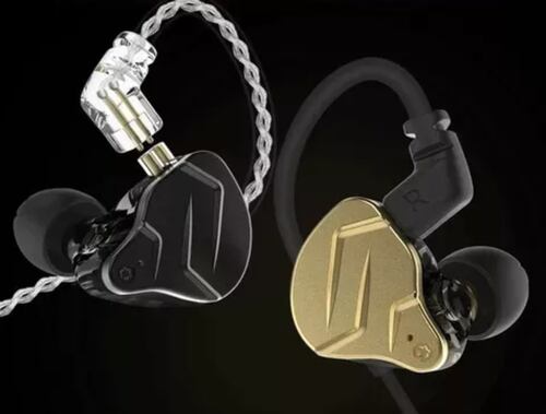 Audífonos in-ear gamer KZ Auriculares con cable ZSN Pro with mic KZ ZSN Pro dorado