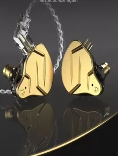 Audífonos in-ear gamer KZ Auriculares con cable ZSN Pro with mic KZ ZSN Pro dorado
