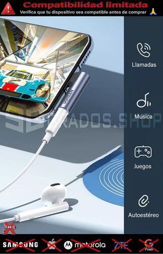 Ugreen Adaptador Tipo C Audífonos Jack 3.5mm 