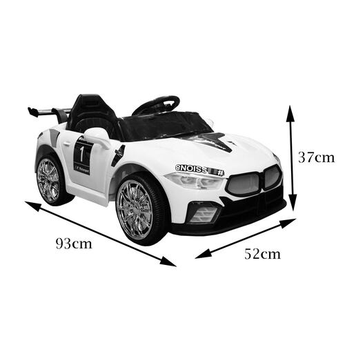 Carro Montable Electrico 6V  Tipo BMW 1600S Blanco