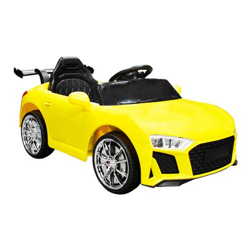 Carro Montable Electrico 6V Tipo Audi 915 Amarillo