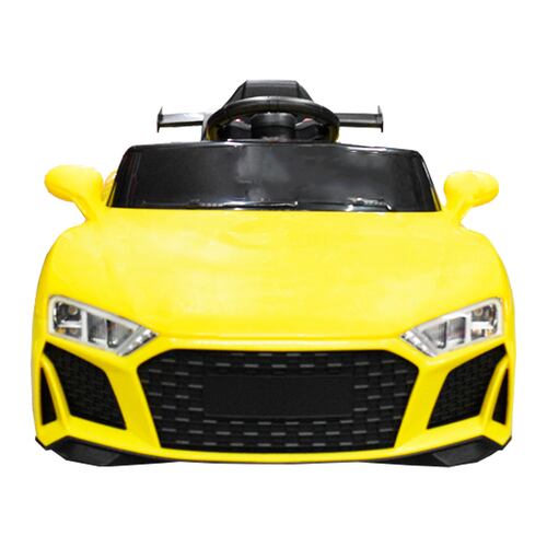 Carro Montable Electrico 6V Tipo Audi 915 Amarillo
