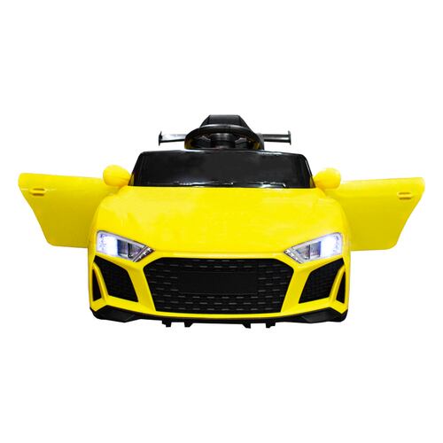 Carro Montable Electrico 6V Tipo Audi 915 Amarillo