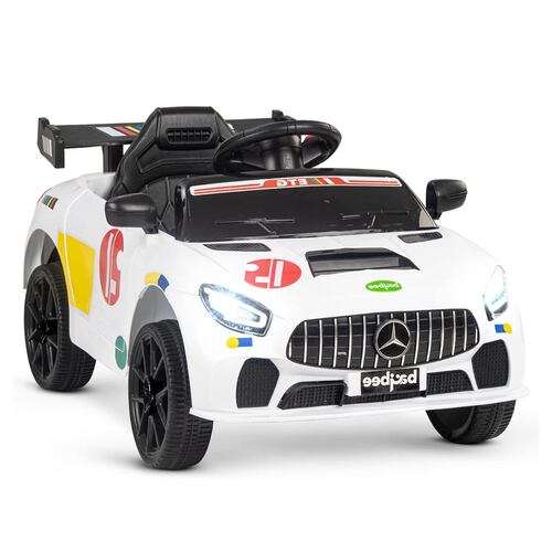 Carro Montable Electrico 6V Tipo Maserati MT-919A Blanco