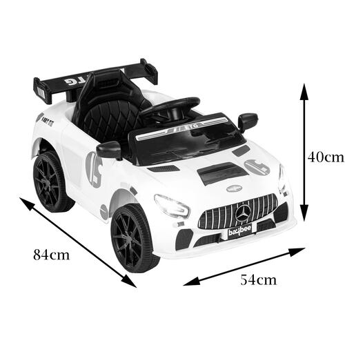 Carro Montable Electrico 6V Tipo Maserati MT-919A Blanco