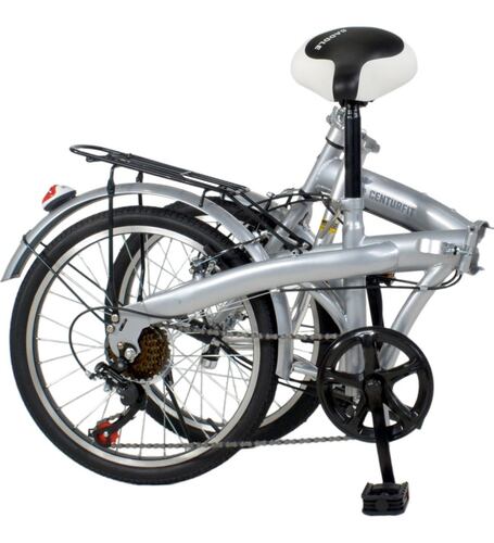 Bicicleta Plegable Retro Vintage R20 Vbrake Blanca