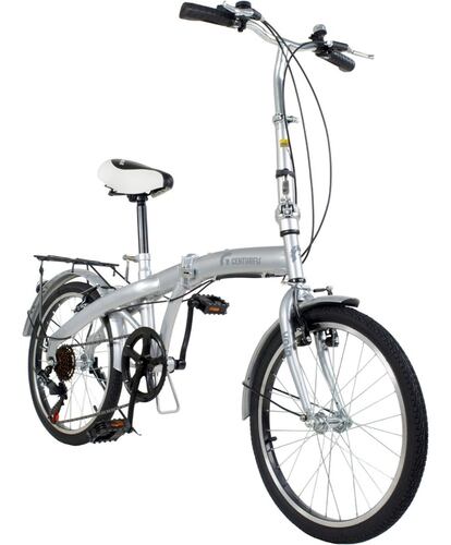 Bicicleta Plegable Retro Vintage R20 Vbrake Blanca