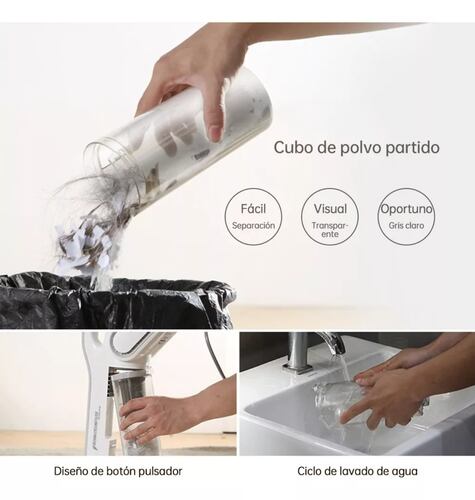 Aspiradora De Mano Vertical Alámbrica Deerma Dx700 15kpa.
