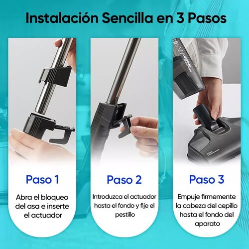 Aspiradora De Mano Vertical Alámbrica Deerma Dx115c 1.2l.