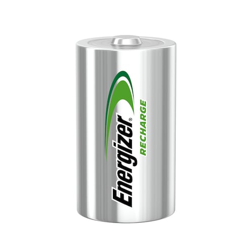 4 Pilas Baterías Recargables Energizer Tamaño D 2500 mAh.