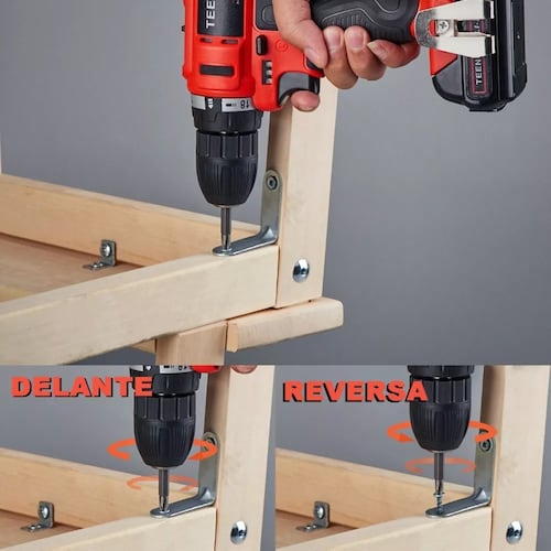 Taladro percutor atornillador inalámbrico de 10mm Teeno 5816-1 21V