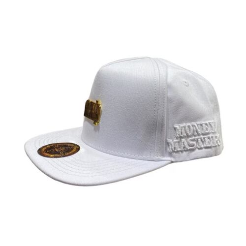 Gorra Mr Kash placa MR KASH blanca MKMK03 unisex