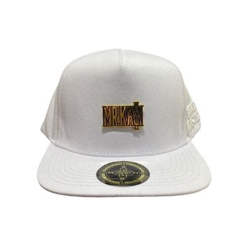 Gorra Mr Kash placa MR KASH blanca MKMK03 unisex