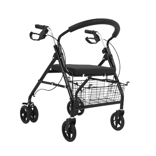 Onofo TEXAS Andadera Rollator Ortopedica con asiento Negro