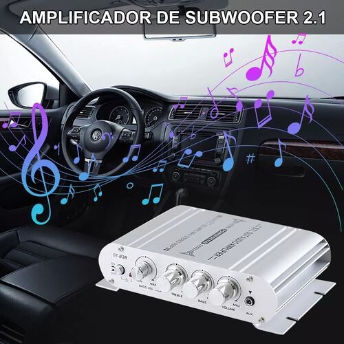 Amplificador De 800w Para Auto, Moto, Casa Rca V/colores