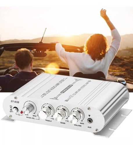 Amplificador De 800w Para Auto, Moto, Casa Rca V/colores