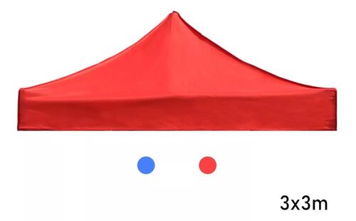 Repuesto De Lona Toldo Plegable Impermeable Para Jardin 3x3m
