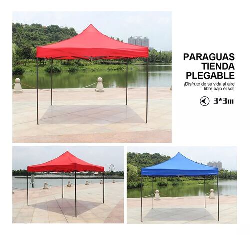 Repuesto De Lona Toldo Plegable Impermeable Para Jardin 3x3m