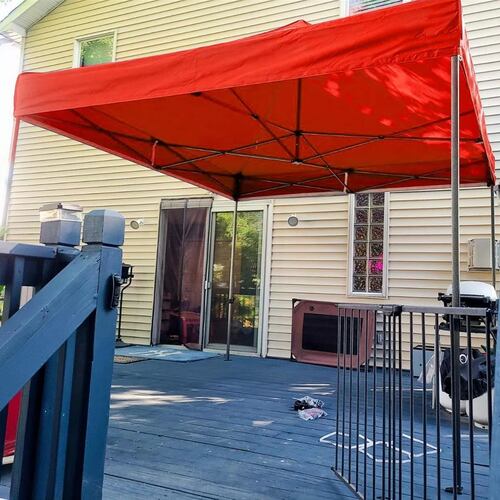 Repuesto De Lona Toldo Plegable Impermeable Para Jardin 3x3m