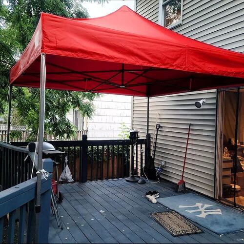 Repuesto De Lona Toldo Plegable Impermeable Para Jardin 3x3m