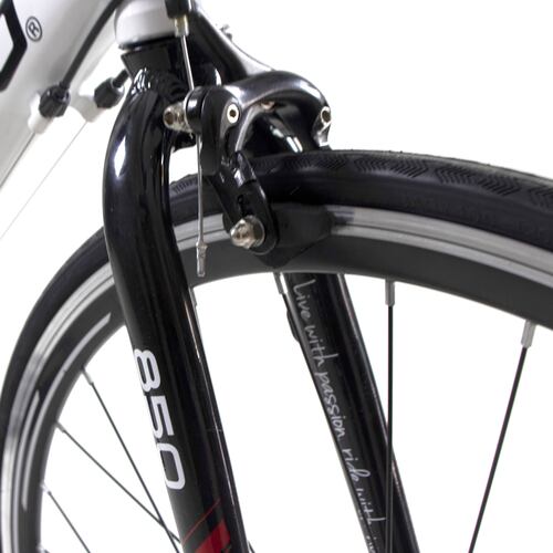 Bicicleta Ruta 850 R700 14V Shimano Frenos Horquilla Aluminio Blanco Talla 54 Benotto.