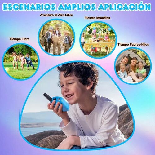 2 Piezas Walkie Talkie Juguetes Para Niños Juguete Radio.