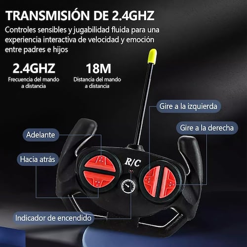 Carro Control Remoto Recargable Para Niños 1:18.