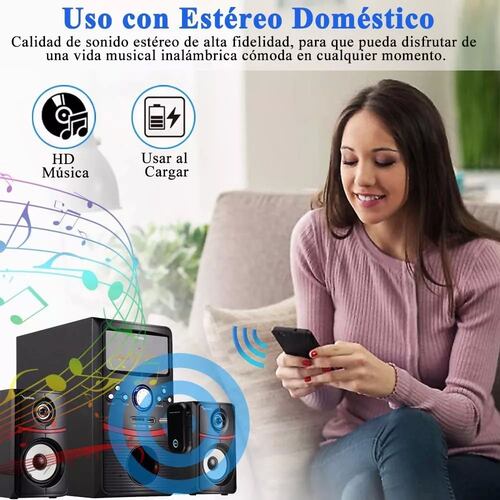 Receptor Y Transmisor Bluetooth V5.0 De Audio