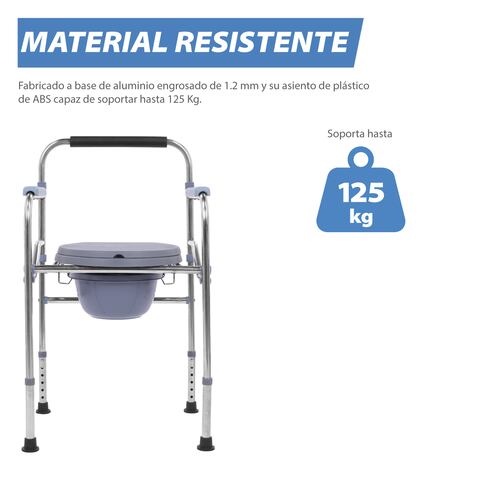 Onof MONTANA Silla para WC Celeste/Plata