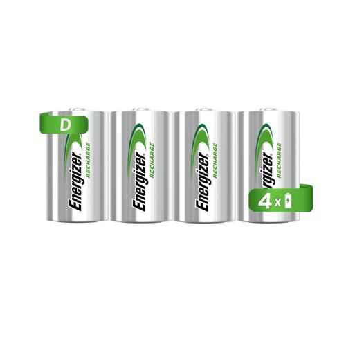 Cargador Universal Energizer + 4 Pilas Recargables Tamaño D.