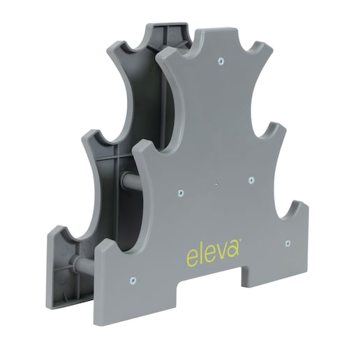 Eleva Soporte para Mancuernas de 3 niveles | Gimnasio en Casa | Rack Mancuernas | Bastidor de Pesas.