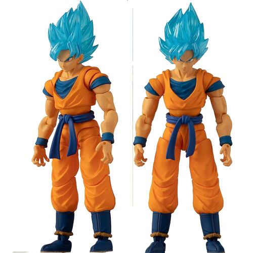  Goku Super Saiyan Blue Dragon Ball Evolve Bandai México Figura articulada de acción de 5" 