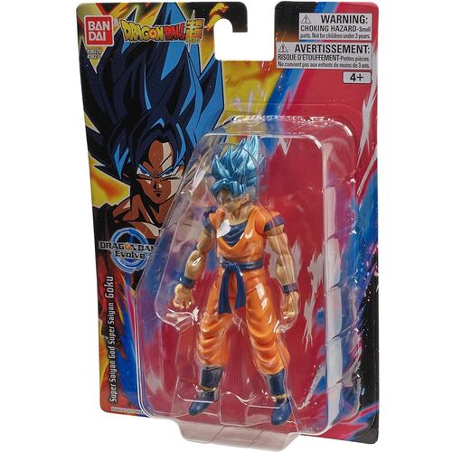  Goku Super Saiyan Blue Dragon Ball Evolve Bandai México Figura articulada de acción de 5" 