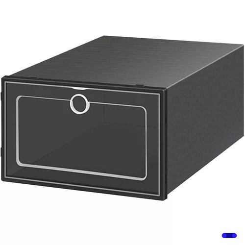 Set 12 Cajas Cajas Organizadoras Apilables Negro