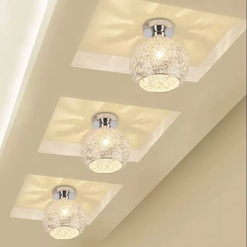 Lámpara De Techo E27 Colgante Y Moderna De 60w.
