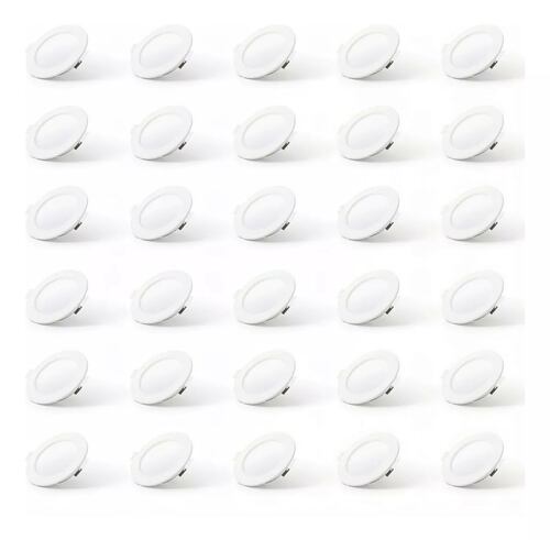Paquete 30 Lamparas Panel De Empotrar 5w Plafon Luz Led