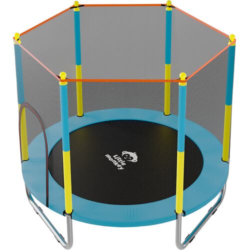 Trampolin Tumbling Niños Brincolin Infantil Red Seguridad Azul
