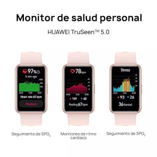 Smartwatch Huawei Watch Fit Special Edition Gps 1.64'' Negro Diseño de la correa Correa de silicon.
