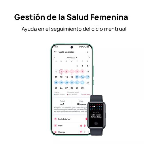 Smartwatch Huawei Watch Fit Special Edition Gps 1.64'' Negro Diseño de la correa Correa de silicon.