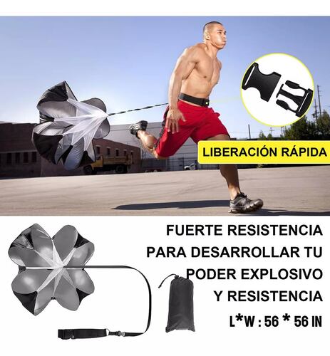Kit Entrenamiento Futbol 12conos Paracaída Escalera Agilidad