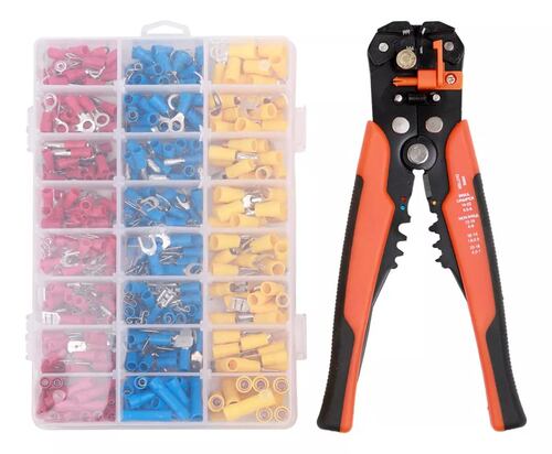Crimpadora Y Stripper Automática 400 Terminales De Cable Kit