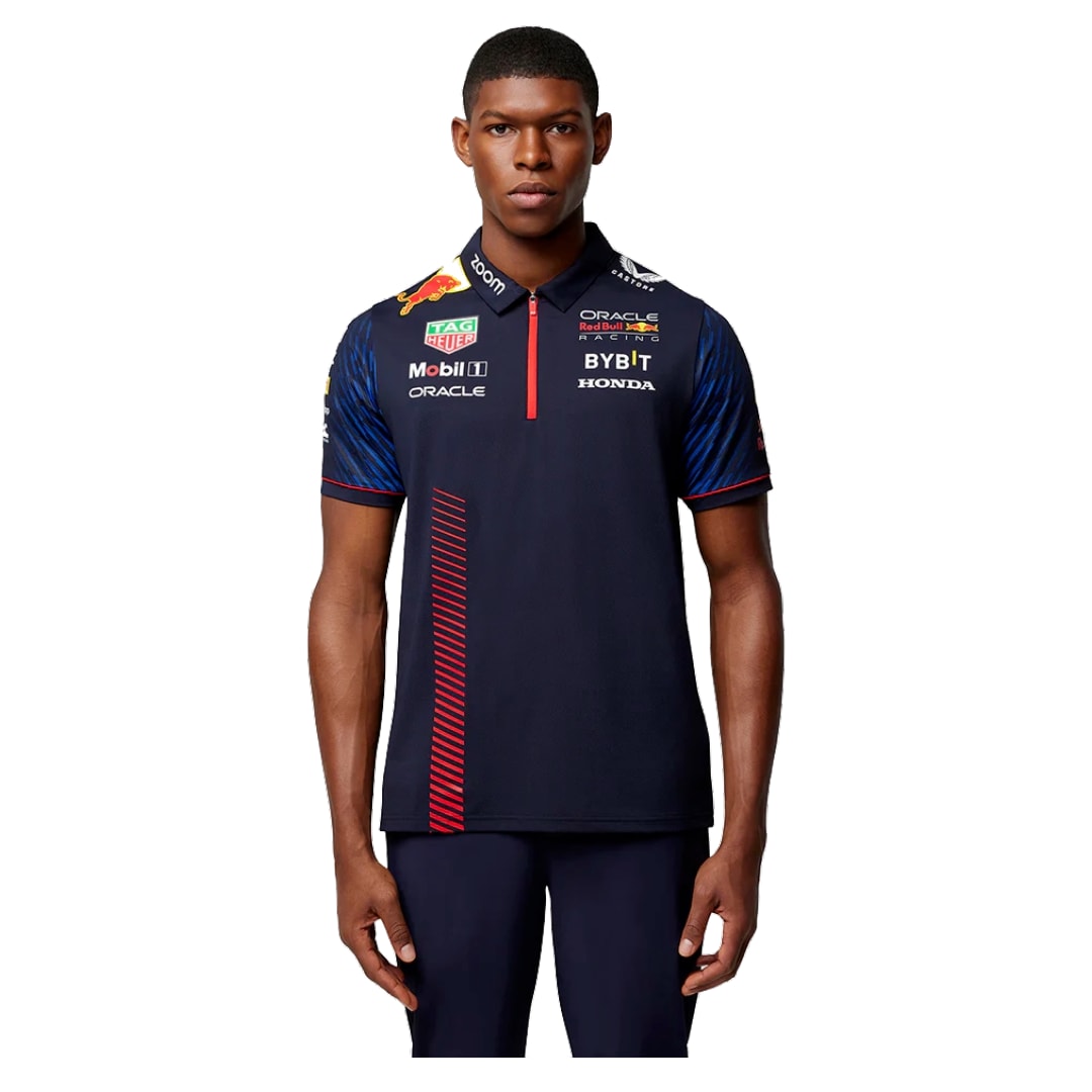 Playera Polo Castore Oracle Red Bull Racing Tm2645 Hombre.