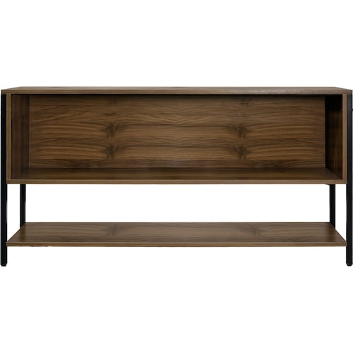 Mueble Tv 60 Pulgadas Mesa 3 Niveles 1.40m Moderno Organizador Cafe