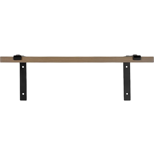 Set 4 Repisas Madera Flotantes Modernas Industrial 40x15 Cm 