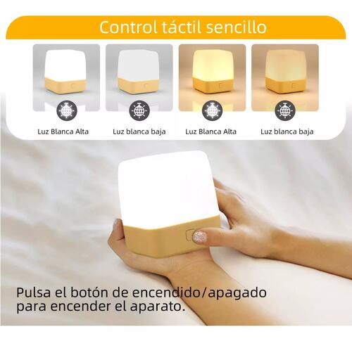 Lámpara De Noche Led Con Sensor Táctil Para Bebés