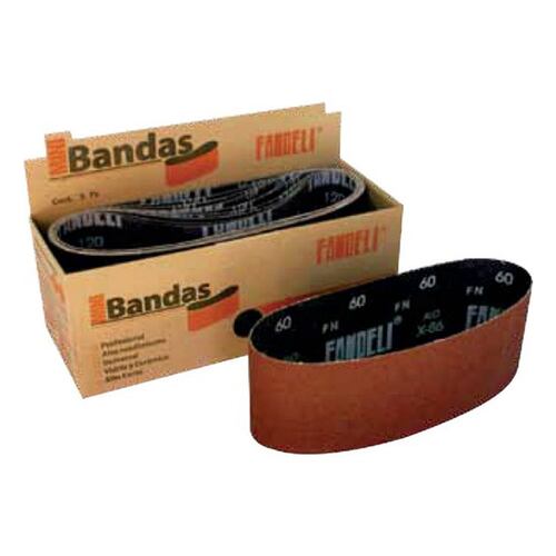 Banda Lija 3X21 G 060 Madera Metal X-86 Alo Fandeli 5579