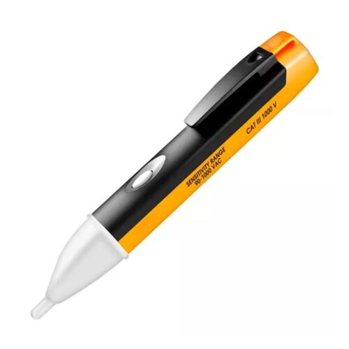 Lapiz Detector De Voltaje 90-1000 Ac Probador De Corriente naranja/negro