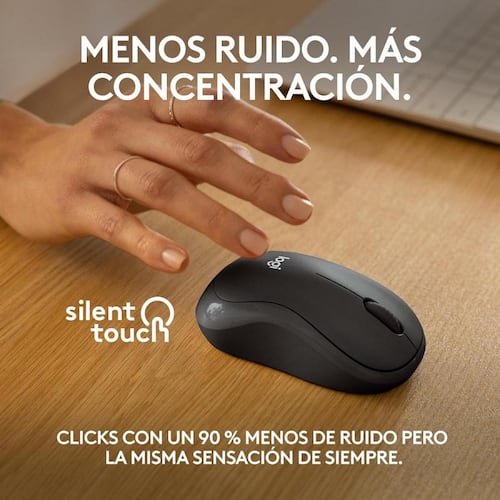 Mouse Logitech M240 Silent Bluetooth Optico Grafito 910-007113